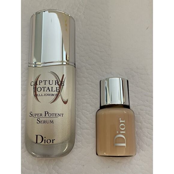 DIOR TRAVEL VIP SET CAPTURE TOTALE SERUM BACKSTAGE PRIMER 2 POUCHES BAGS - Picture 3 of 6
